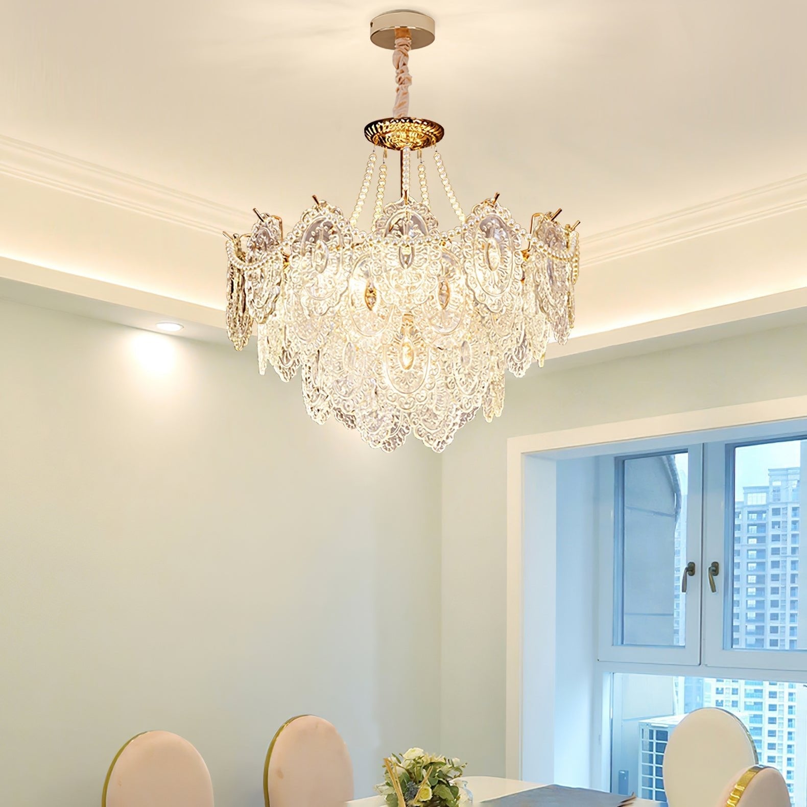 Eirivaine Glass Chandelier