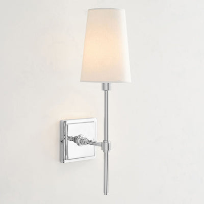 Vicarara Vintage Industrial Brass Fabric Wall Lamp - Neutral Decor