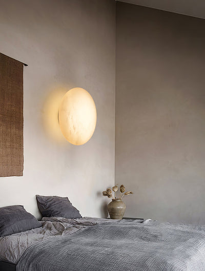 Eurthais Minimalist Alabaster Wall Light