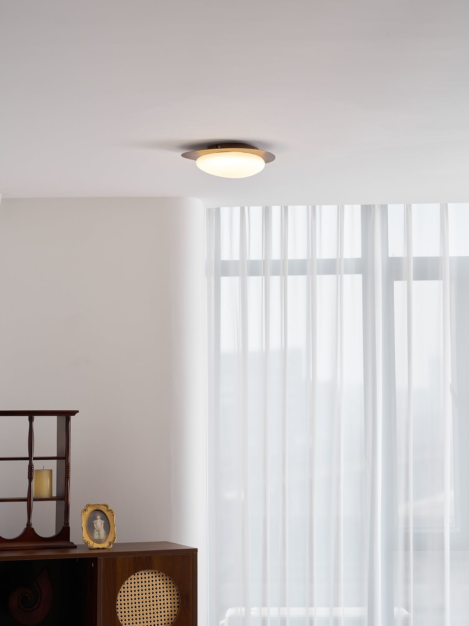 Orinvale Pebble Metal Flush Mount Ceiling Light
