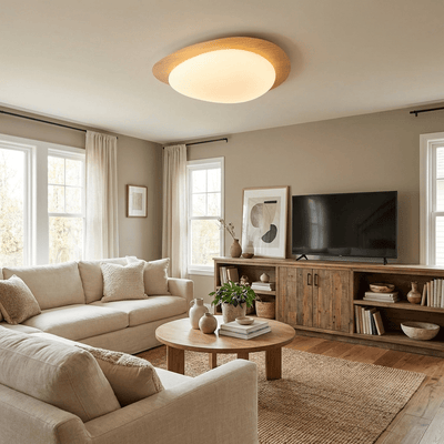 Orinvale Pebble Metal Flush Mount Ceiling Light