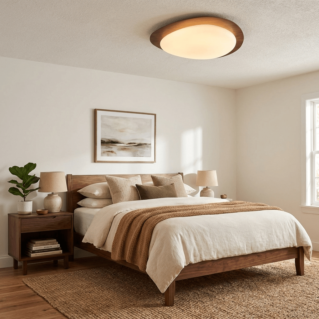 Orinvale Pebble Metal Flush Mount Ceiling Light