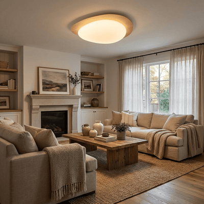 Orinvale Pebble Metal Flush Mount Ceiling Light