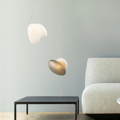 Nivelle Translucent Frosted Glass Pendant Light