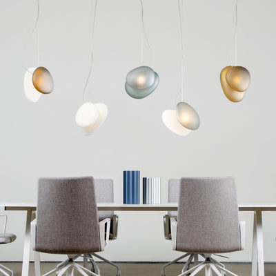 Nivelle Translucent Frosted Glass Pendant Light