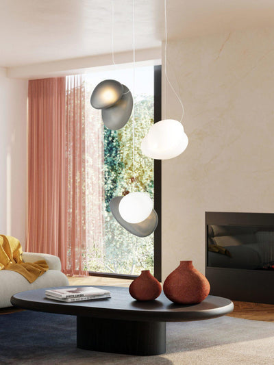 Nivelle Translucent Frosted Glass Pendant Light