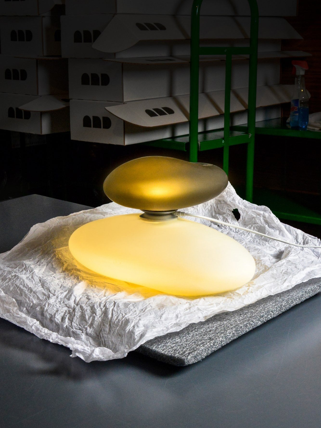 Nivelle Translucent Frosted Glass Pendant Light