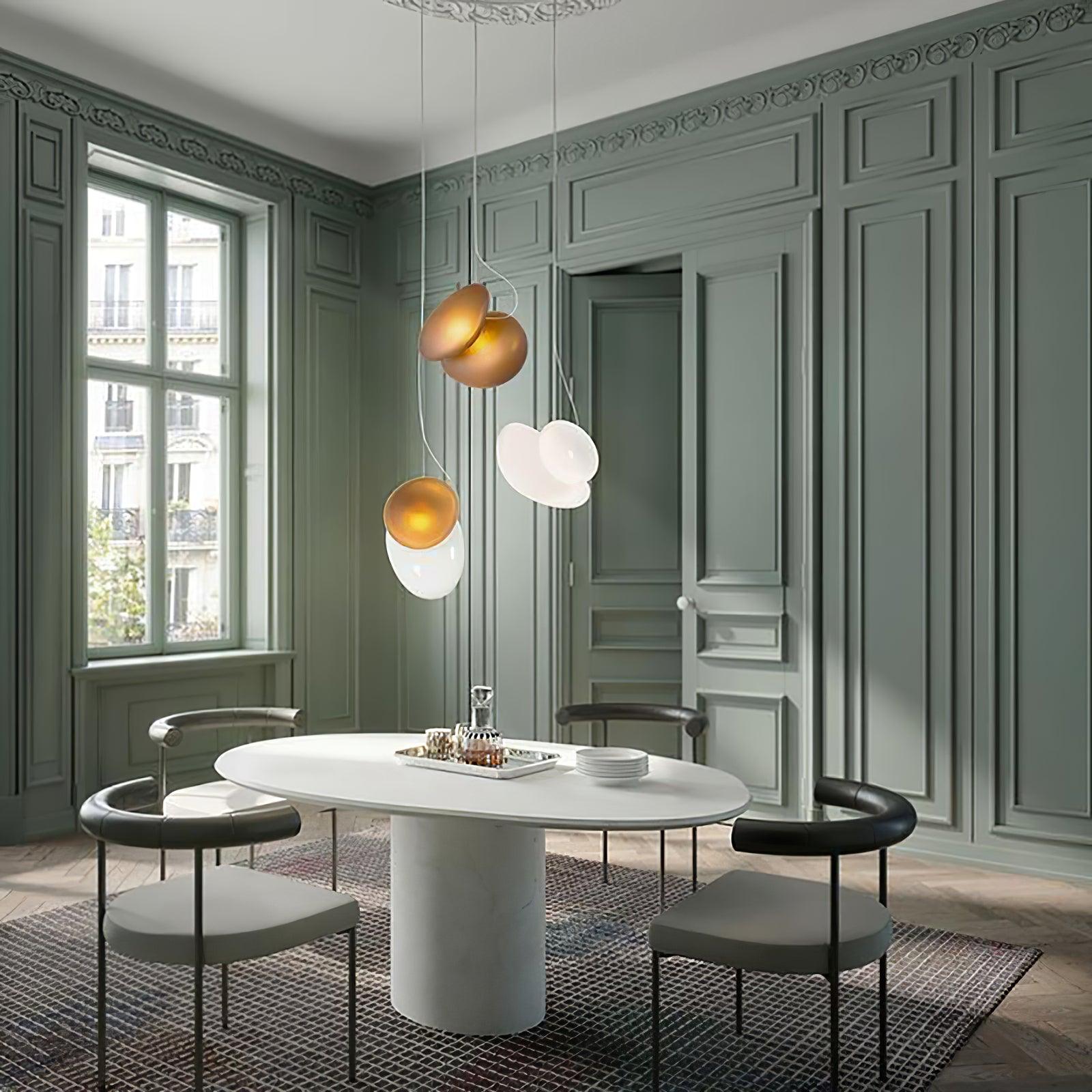Nivelle Translucent Frosted Glass Pendant Light