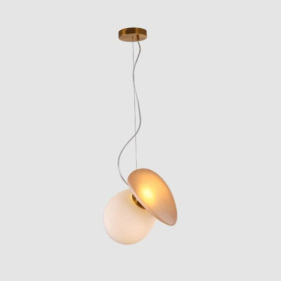 Nivelle Translucent Frosted Glass Pendant Light