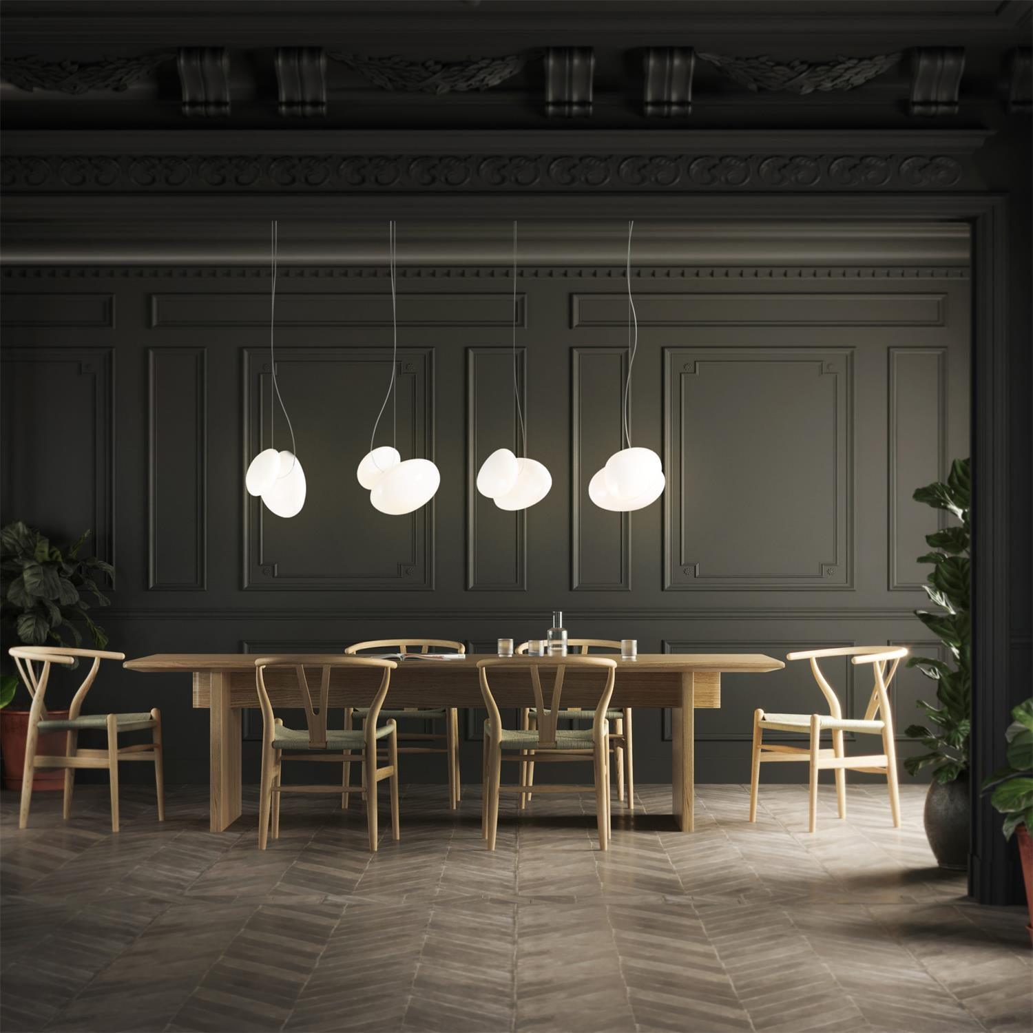 Nivelle Translucent Frosted Glass Pendant Light
