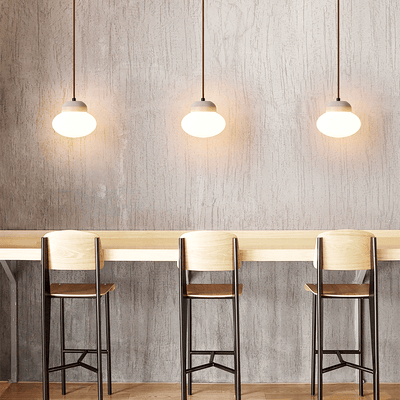 Sora Pebble Sphere Pendant Lamp