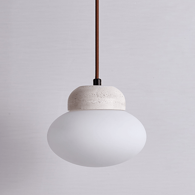 Sora Pebble Sphere Pendant Lamp