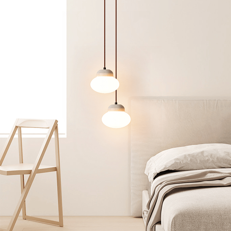 Sora Pebble Sphere Pendant Lamp
