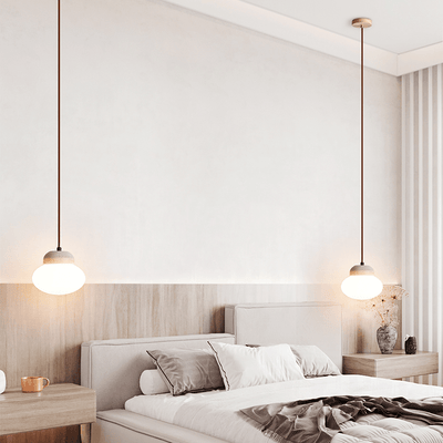 Sora Pebble Sphere Pendant Lamp