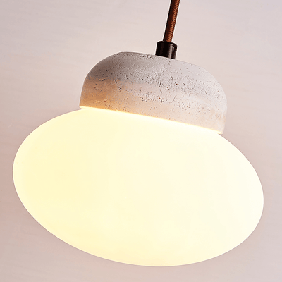 Sora Pebble Sphere Pendant Lamp