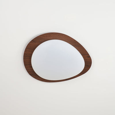 Sylenia Ceiling Light Pebble Walnut Acrylic LED