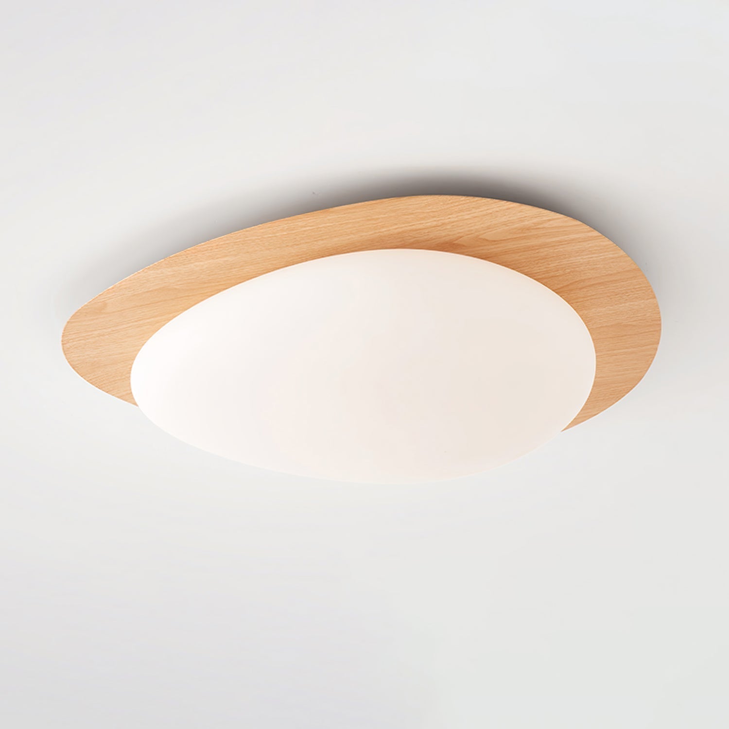 Sylenia Ceiling Light Pebble Walnut Acrylic LED