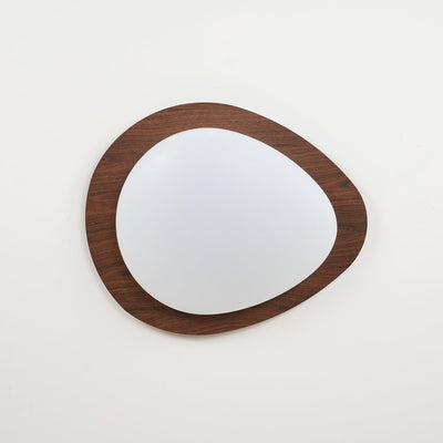 Sylenia Ceiling Light Pebble Walnut Acrylic LED