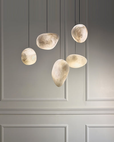 Nivisaya Pebbles Alabaster Pendant Lamp