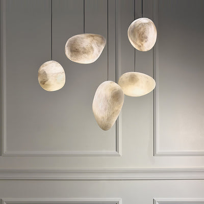 Nivisaya Pebbles Alabaster Pendant Lamp