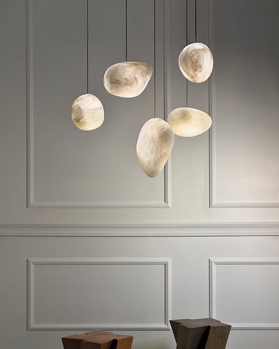 Nivisaya Pebbles Alabaster Pendant Lamp