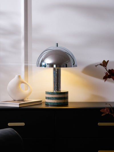 Strata Minimalist Marble Table Lamp
