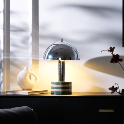 Strata Minimalist Marble Table Lamp