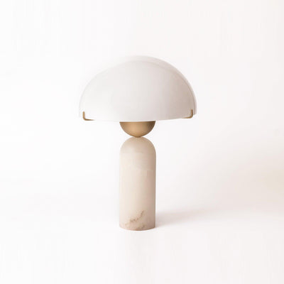 Veviniel Alabaster Table Lamp - Neutral Decor