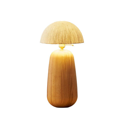 Elugan Organic Wood Table Lamp