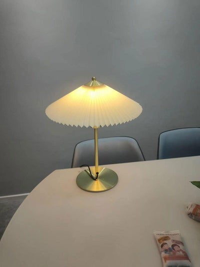 Camirir Pleated Umbrella Table Lamp