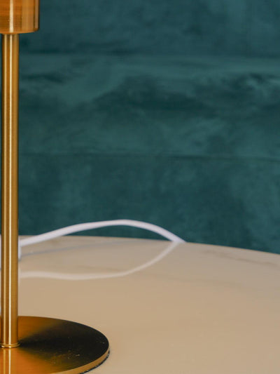 Camirir Pleated Umbrella Table Lamp