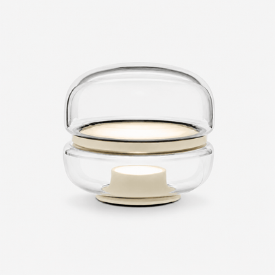 Eirelena Smoke Glass Table Lamp