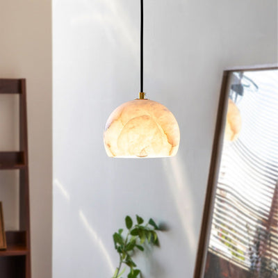 Nerea Alabaster Dome Staircase Chandelier