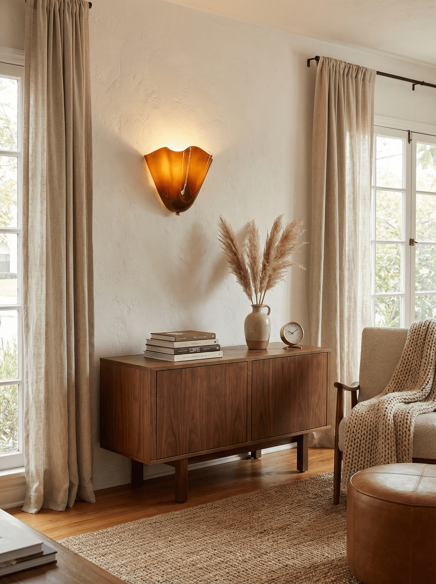 Delaford Glass Indoor Wall Light