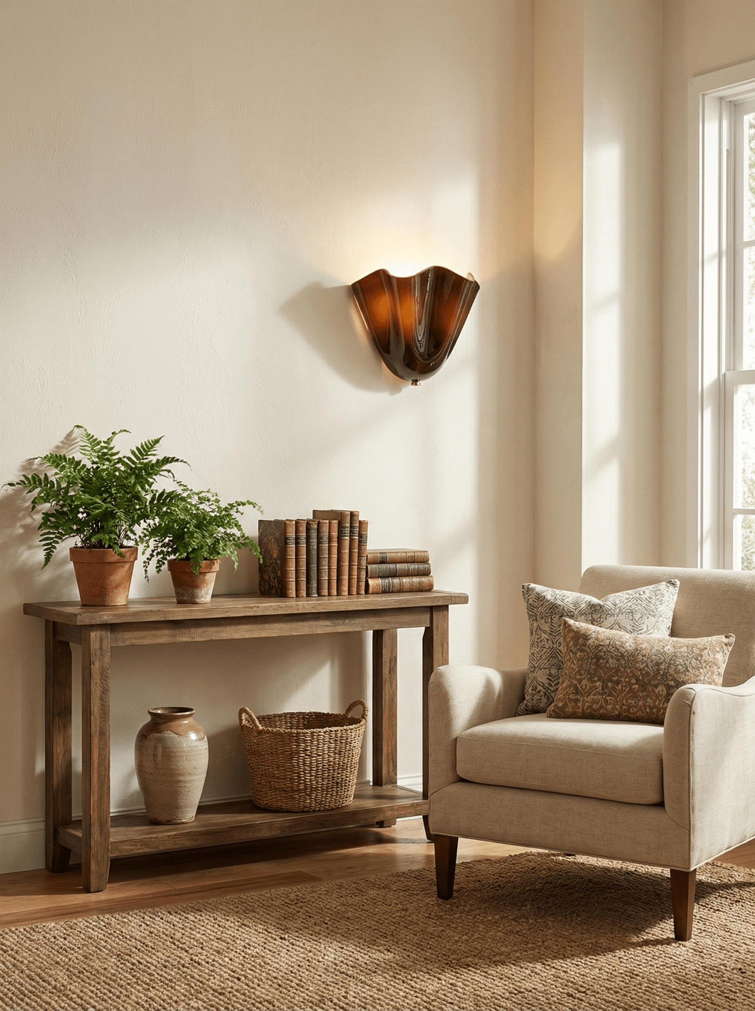 Delaford Glass Indoor Wall Light