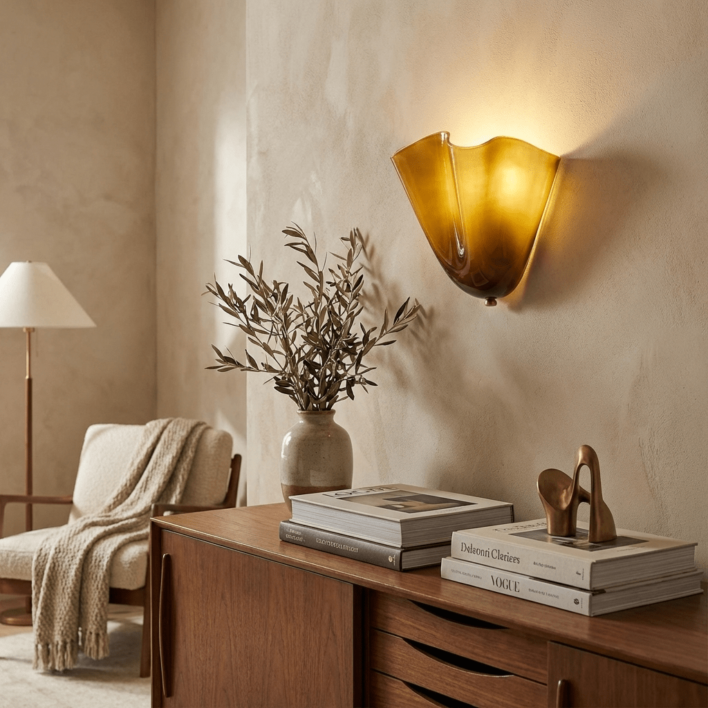 Delaford Glass Indoor Wall Light