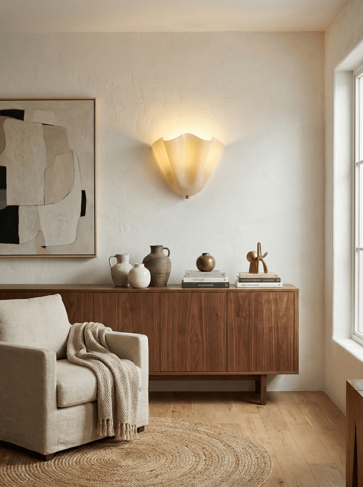 Delaford Glass Indoor Wall Light