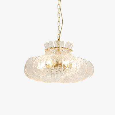 Ariv Brass & Glass Glam Pendant Light