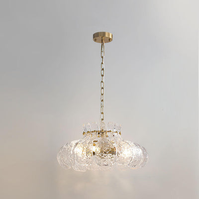 Ariv Brass & Glass Glam Pendant Light
