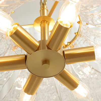 Ariv Brass & Glass Glam Pendant Light
