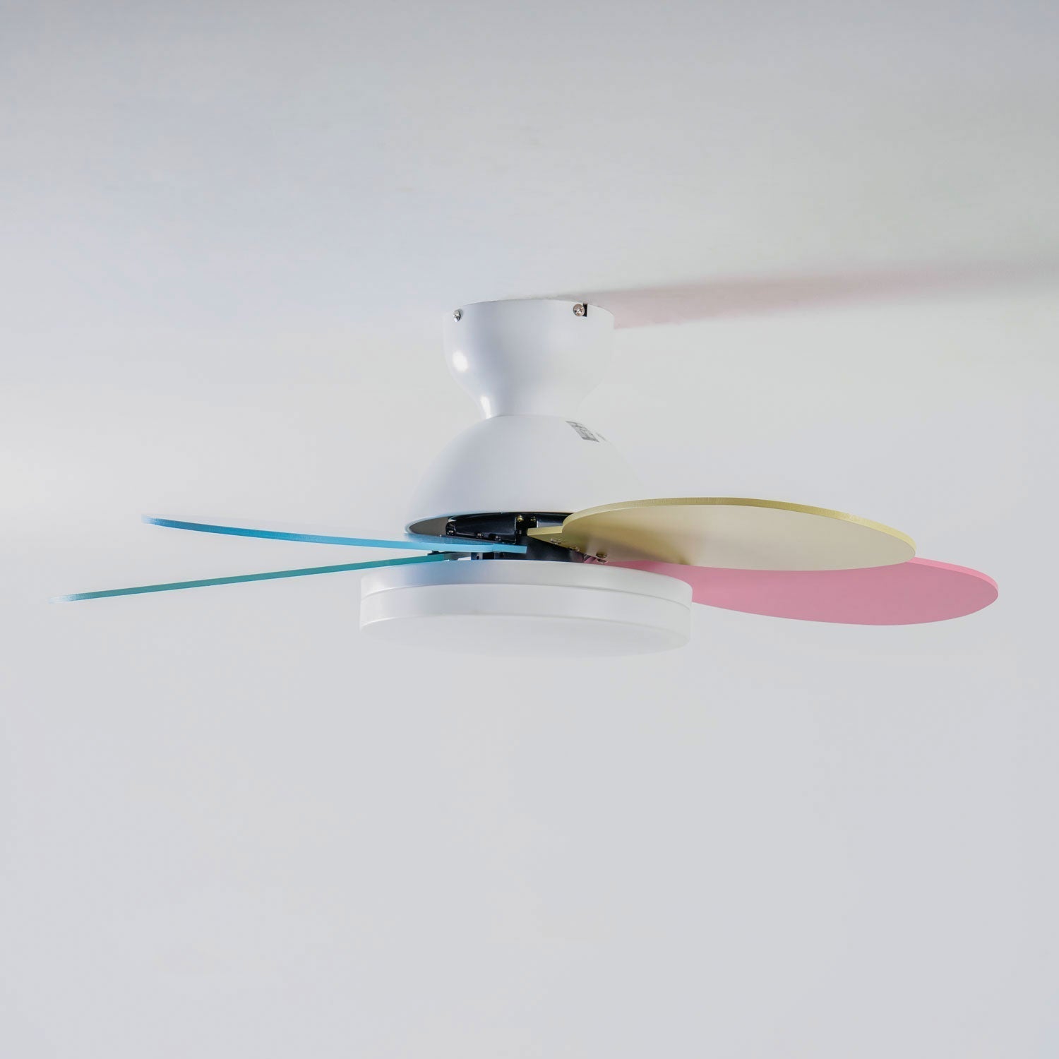 Eireise Colorful Glass Kids Ceiling Fan Light