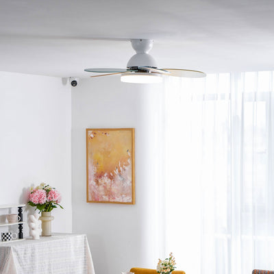 Eireise Colorful Glass Kids Ceiling Fan Light