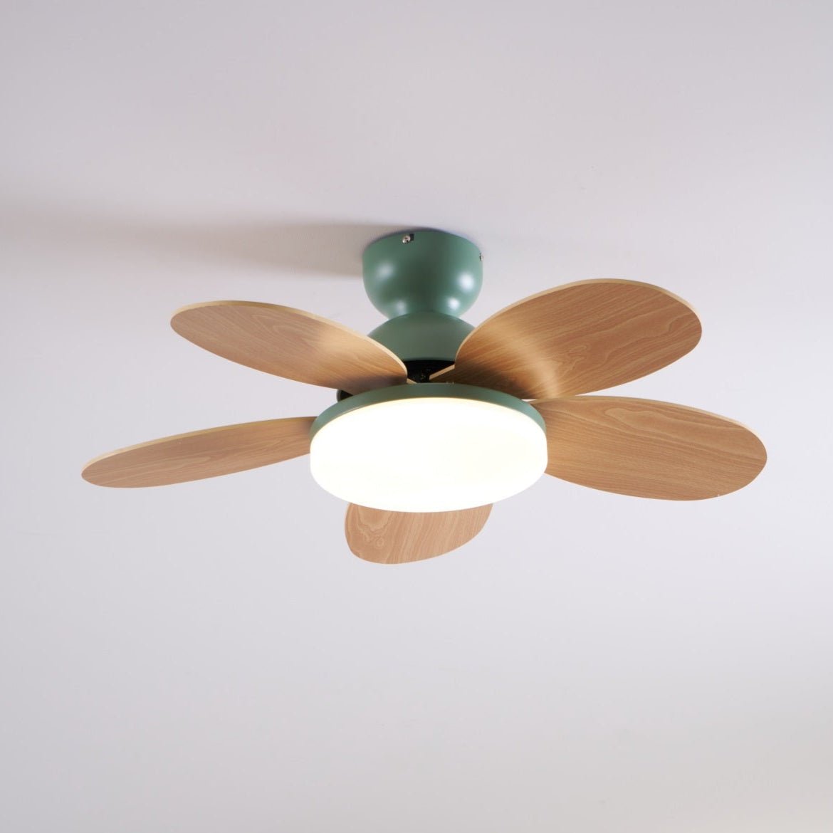 Eireise Colorful Glass Kids Ceiling Fan Light