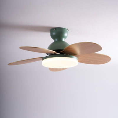 Eireise Colorful Glass Kids Ceiling Fan Light