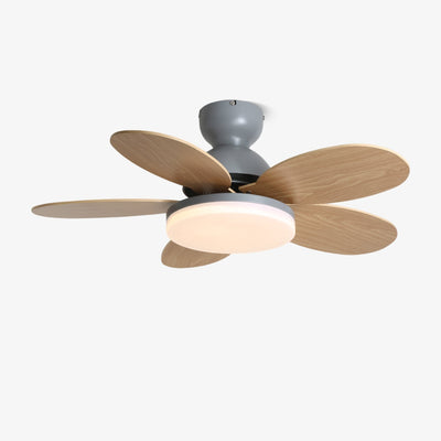 Eireise Colorful Glass Kids Ceiling Fan Light