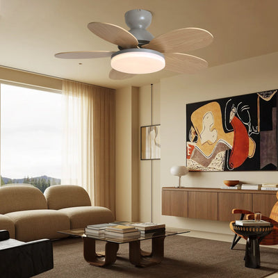 Eireise Colorful Glass Kids Ceiling Fan Light