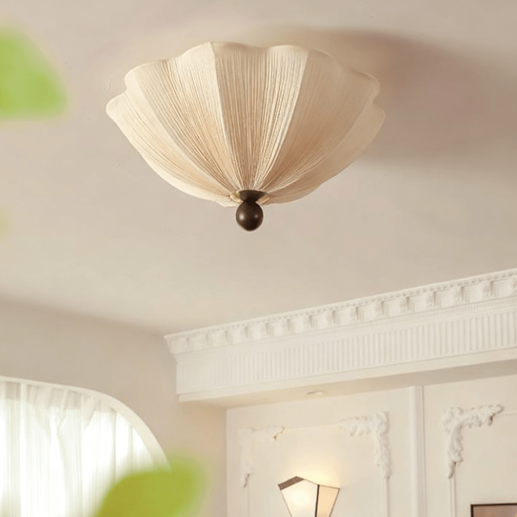 Petals Fabric Ceiling Light - Neutral Decor