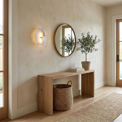 Elmsborne Alabaster Indoor Wall Light