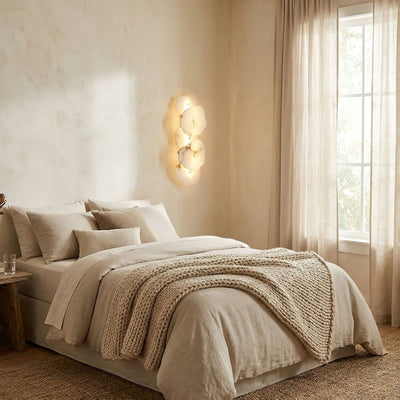 Elmsborne Alabaster Indoor Wall Light