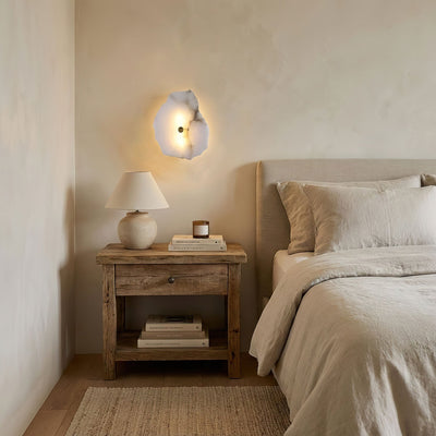 Elmsborne Alabaster Indoor Wall Light